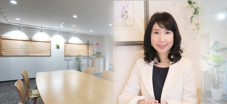 ブライダルハーモニーの内観と内田さん