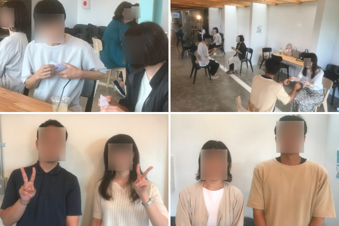 cafe風フラッペを一緒に作ろうに参加してカップルになった参加者たち