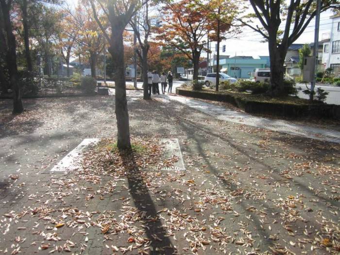 滑川市開催のお散歩婚活の様子