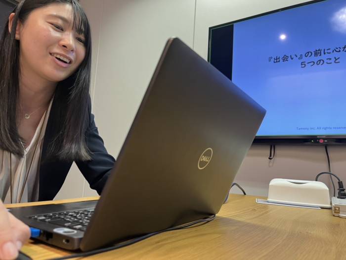 北海道が主催するオンライン婚活イベントの様子