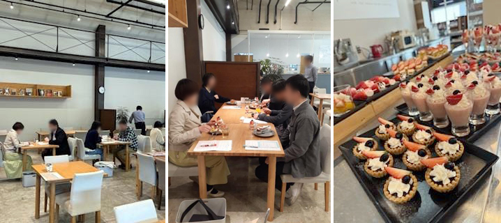 CAFE KON参加者が談笑しているようす