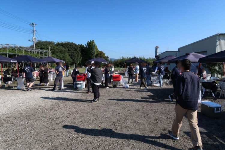 「きみコン」のバーベキューの様子