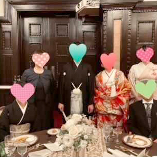 成婚カップルの結婚式の様子