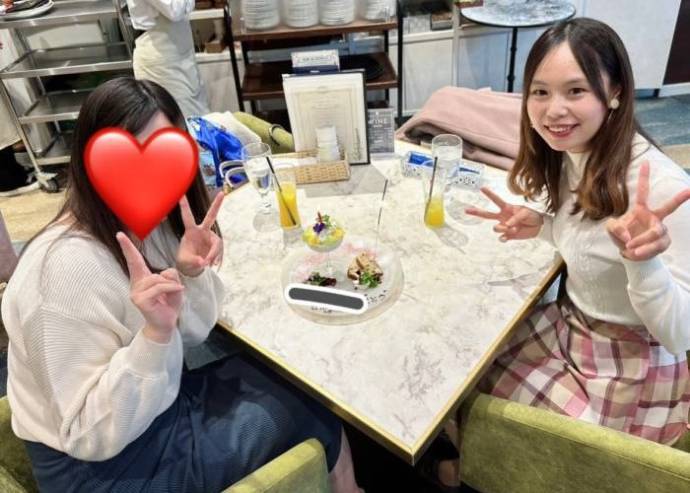 一丸さんと会員様でご成婚お祝いランチ