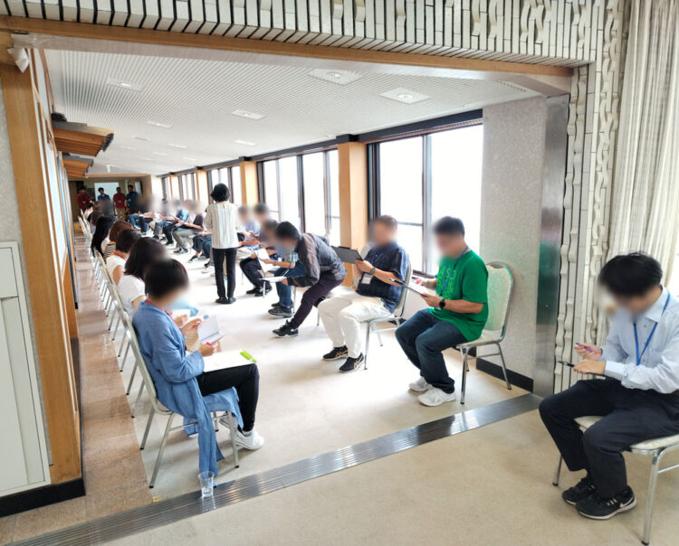 みなべ町と印南町の商工会青年部の婚活イベント：自己紹介タイム