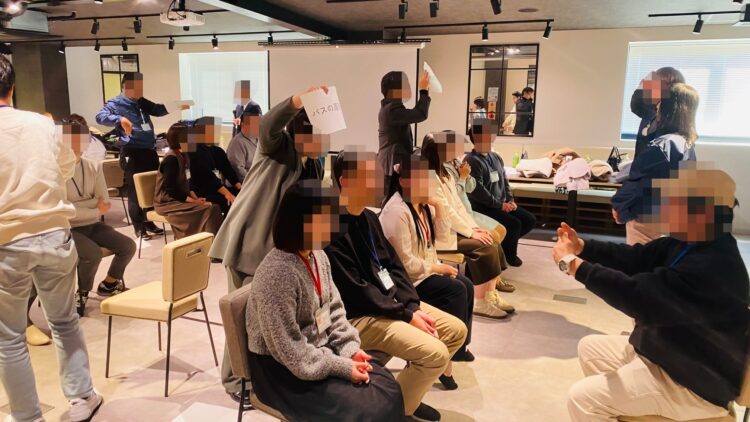 ジェスチャーゲームの様子