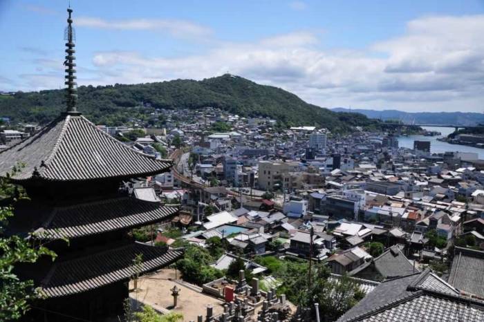 尾道市街地の風景