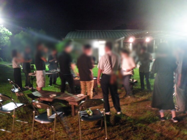 「白石の地で縁結び～BBQ婚活～」の様子