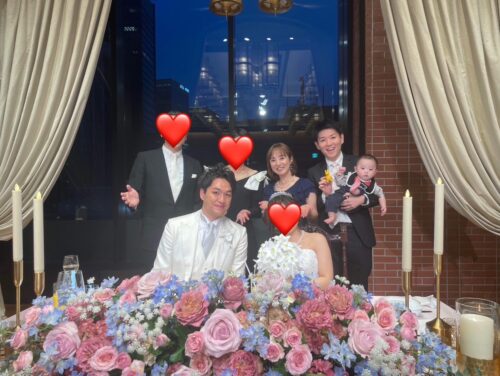 SMART BRIDALで成婚したカップルの結婚式風景