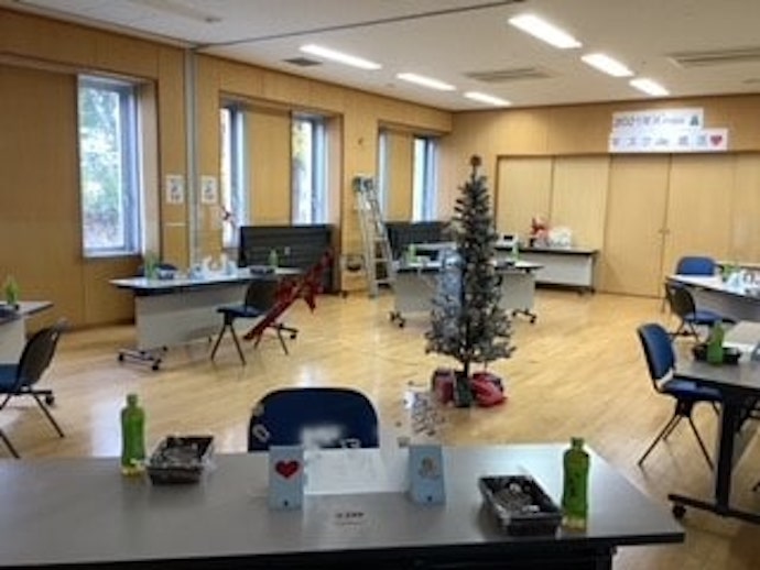 結婚相談室「輪～りんぐ～」でクリスマス時期に開催された婚活イベントの会場
