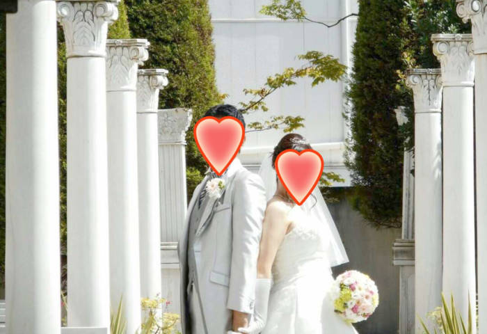 アンマリアージュ結婚相談所で成婚したカップルのウェディング写真