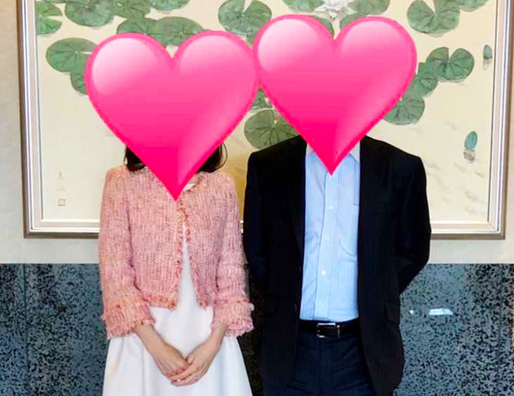 結婚相談所ウィズを利用したカップルのツーショット