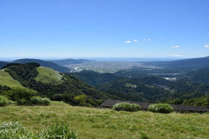 大野山の頂上から望む風景