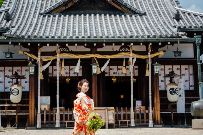 和装の結婚写真