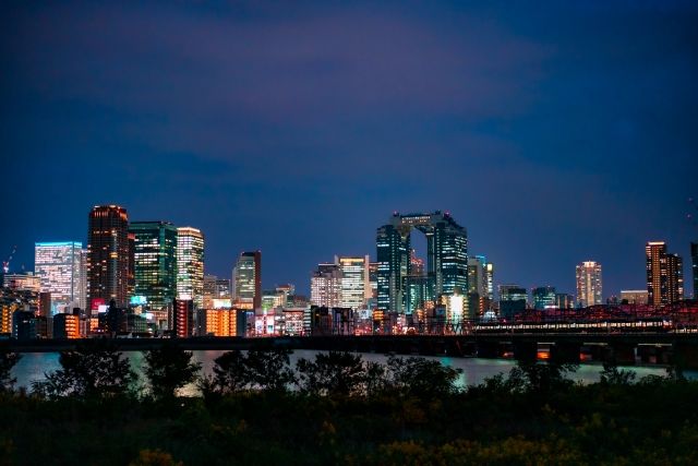 大阪梅田の夜景