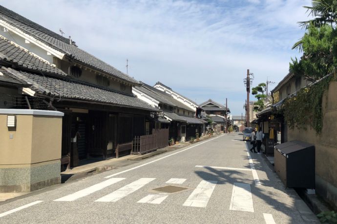 明日香村の岡地区のまちなみ