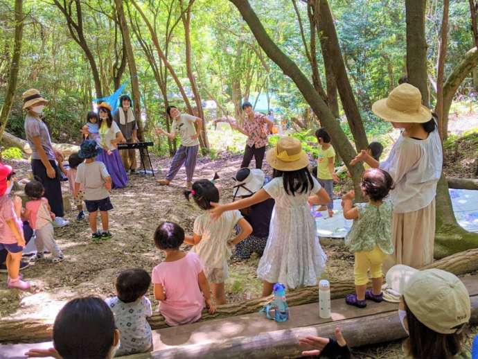 備前プレパークで行われているイベントの様子