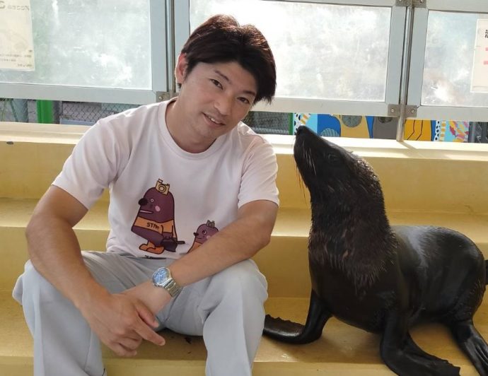 竹島水族館の館長・小林さんからのメッセージ