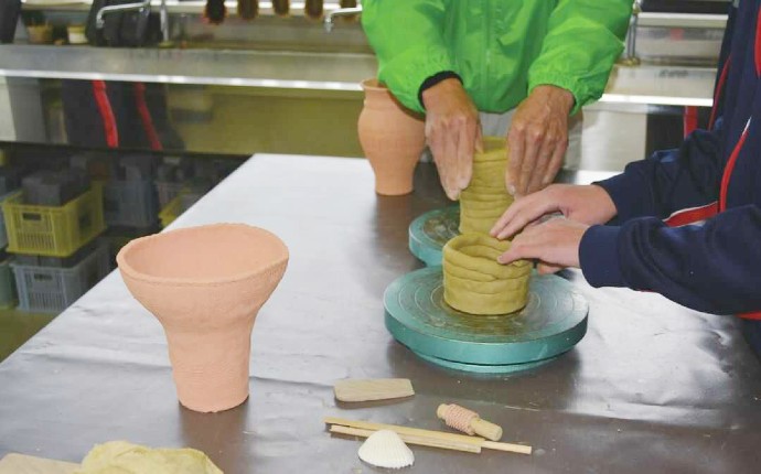 ふるさと考古歴史館で制作できる土器