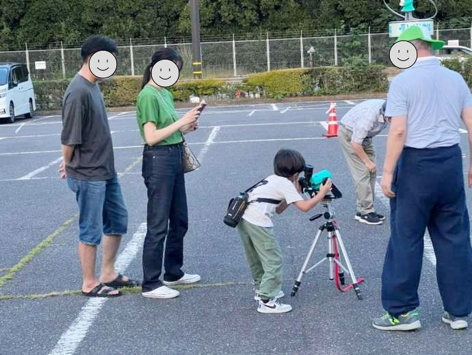 星空観望会の様子