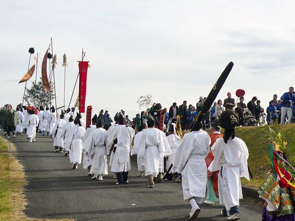 椙本神社の大祭の様子