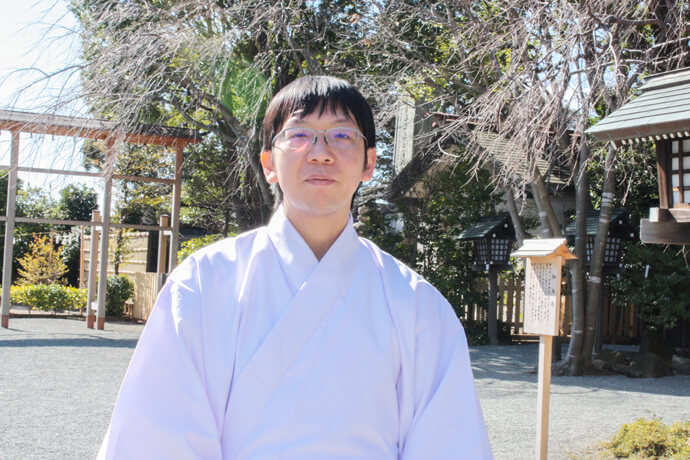 伊勢山皇大神宮神主さんの画像