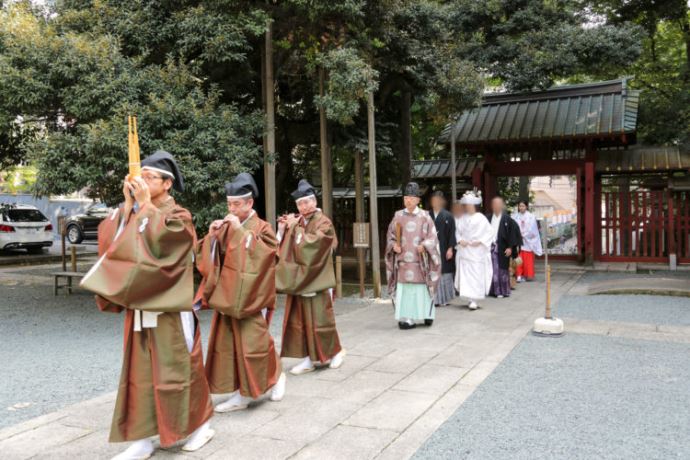 金王八幡宮の神前結婚式