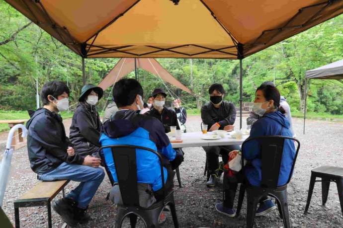 移住サポートBBQの様子