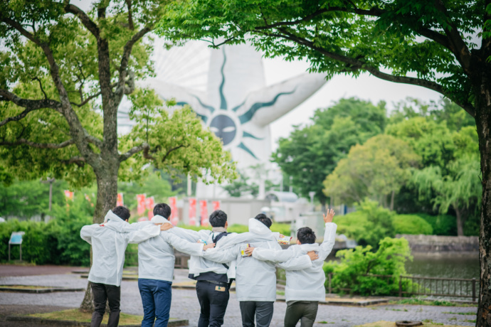 ノースガーデンの位置する万博記念公園芝生公園