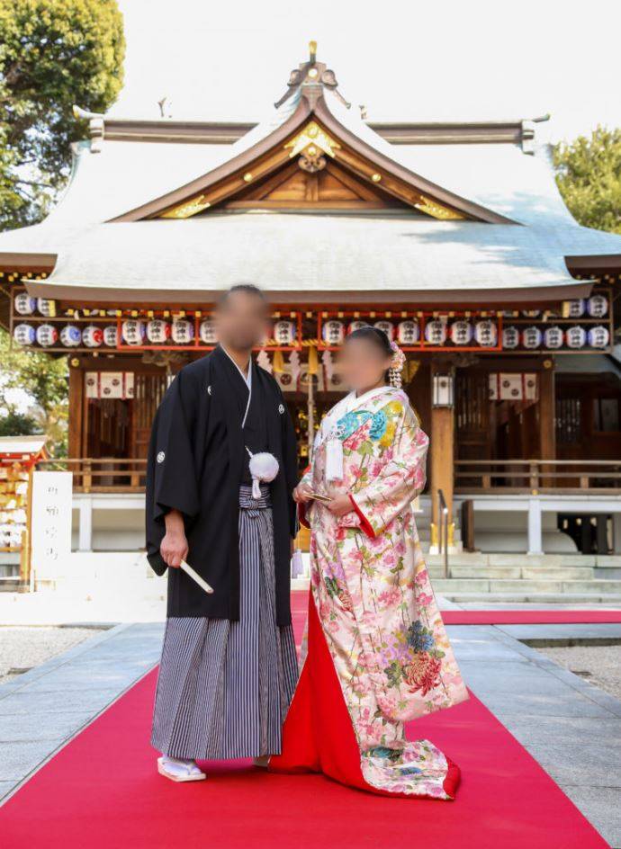 沼袋氷川神社の神前結婚式