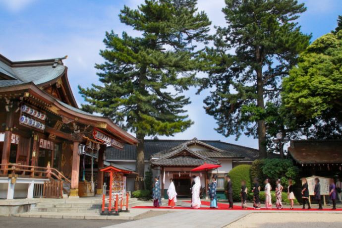 沼袋氷川神社の参進