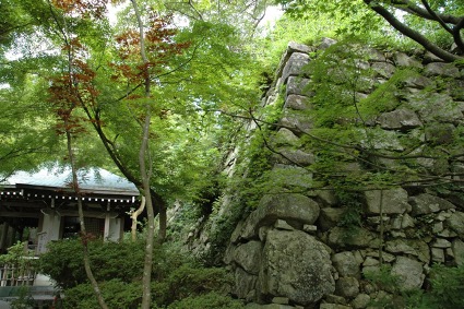 豊臣秀次の居城八幡山城跡