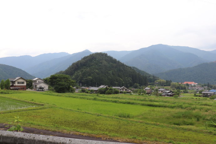 大桑村の田園風景