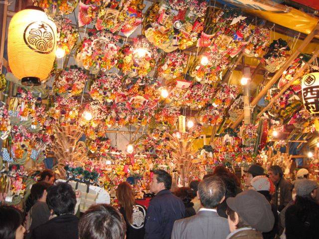 東京都目黒区の大鳥神社の酉の市