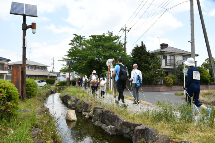 志木市内で行われた「ノルディック全国大会」の様子