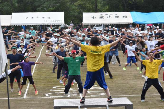 村民運動会の様子