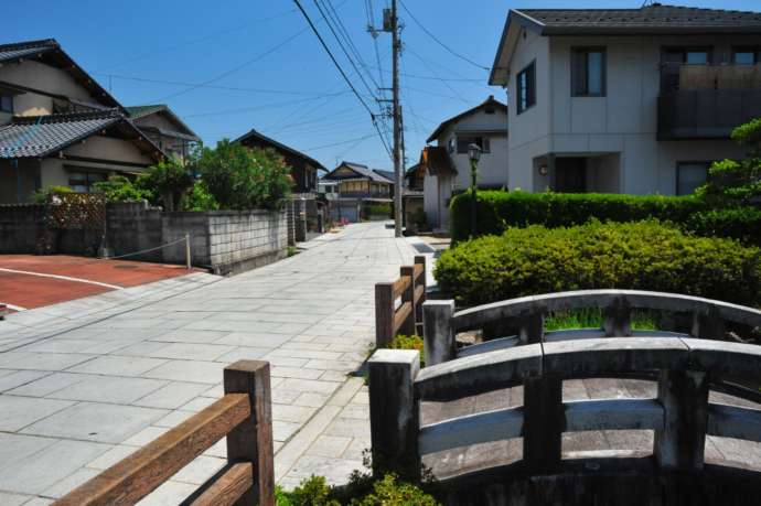 勝央町にある出雲街道