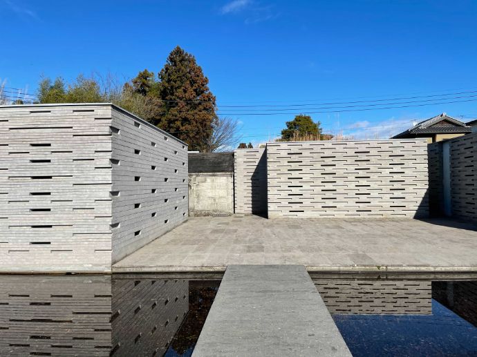 栃木県那須町にある石の美術館 STONEPLAZAの学習室からの眺め