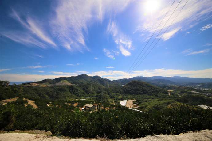 太子町のシンボルともいえる二上山の景観