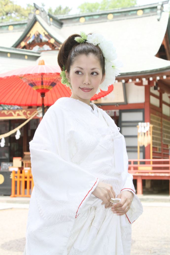 群馬県佐波郡の玉村八幡宮の神前結婚式