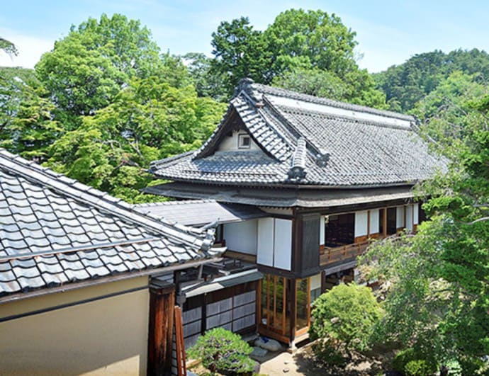 長野県須坂市にある豪商の館　田中本家博物館館内の客殿