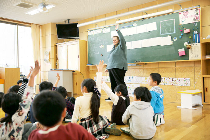 小学校での授業風景