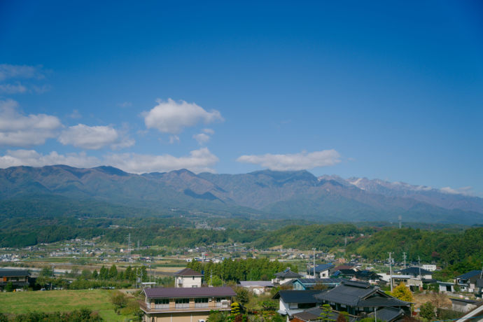 豊丘村憩いの家からの眺め