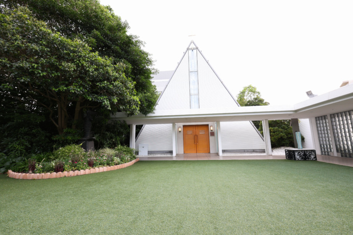 浦安ブライトンホテル東京ベイの屋上にあるガーデンチャペル