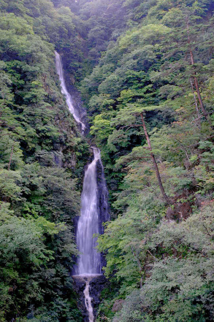 群馬県吾妻郡長野原町にある「不動の滝」