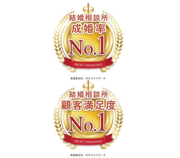 結婚相談所成婚率No.1