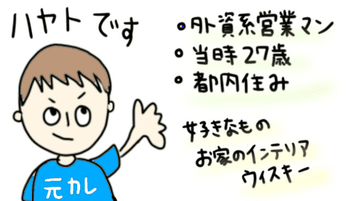 カップリンクで出会った元カレイメージ