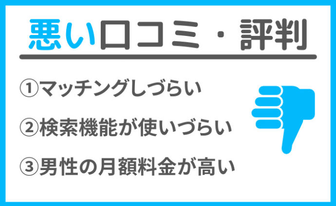 Omiaiの悪い口コミ評判