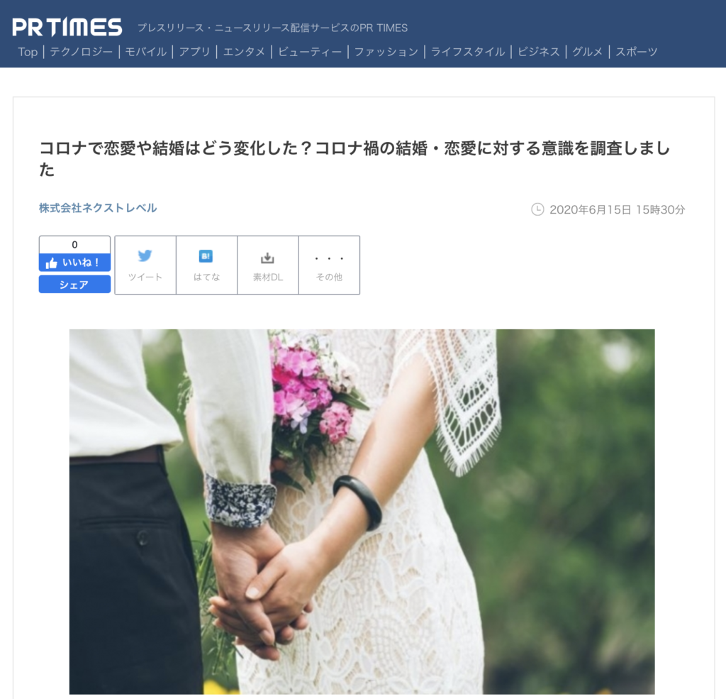 婚活 結婚 恋愛をテーマに10年間で100回調査 過去調査と最新データを比較 タメニー株式会社のプレスリリース